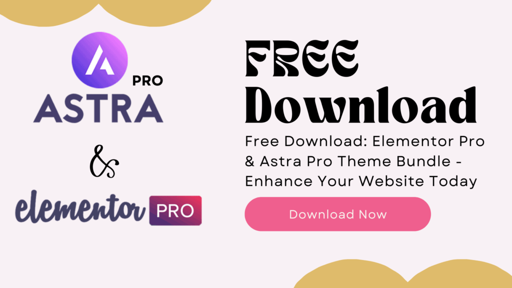 astra pro and elementor pro free download