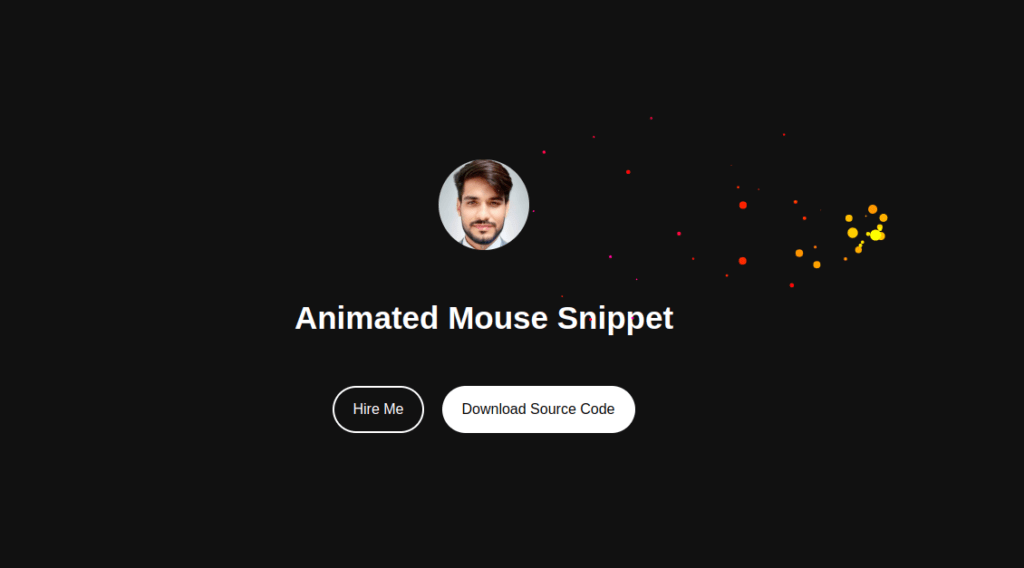 javascript mouse animation 